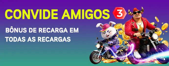 Ganhe bônus em todas as recargas ao convidar amigos no Bra55