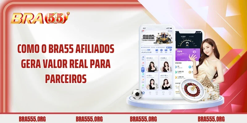 Como o Bra55 afiliados gera valor real para parceiros